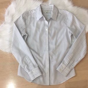 ❤️ Banana Republic non iron fitted shirt. 2 petite